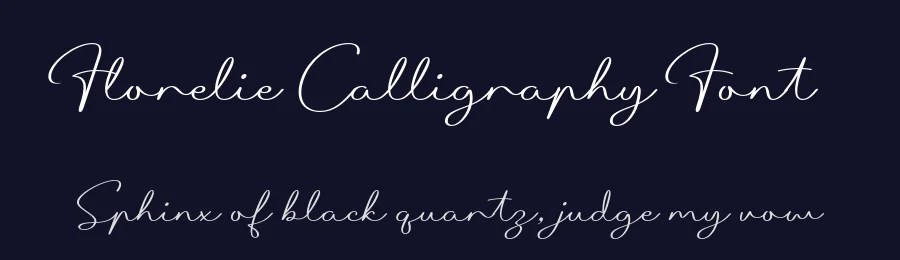 Florelie Calligraphy Font by Krismagraph — Script Handwritten Font — thumbnail 2