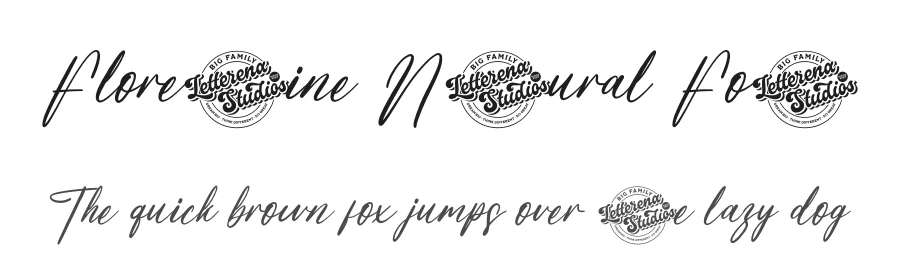 Florentine Natural Font by letterenastudios — Script Handwritten Font