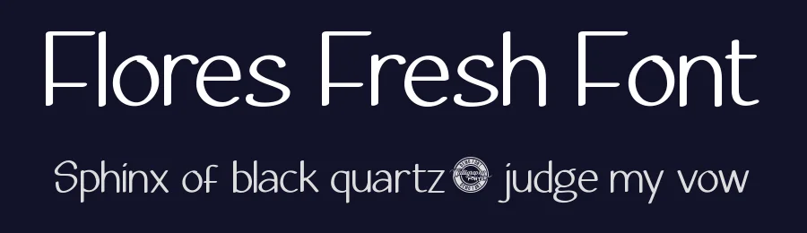 Flores Fresh Font by CalligraphyFonts.net — Display Font — thumbnail 2