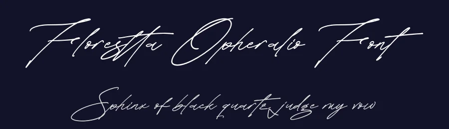 Florestta Opheralio Font by glorytype — Script Handwritten Font — thumbnail 2
