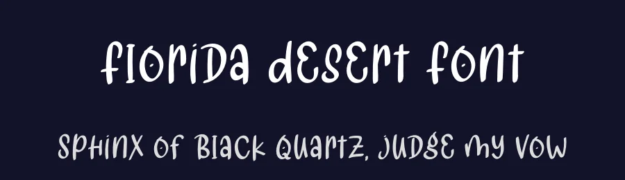Florida Desert Font by sugiharto1790 — Display Font — thumbnail 2