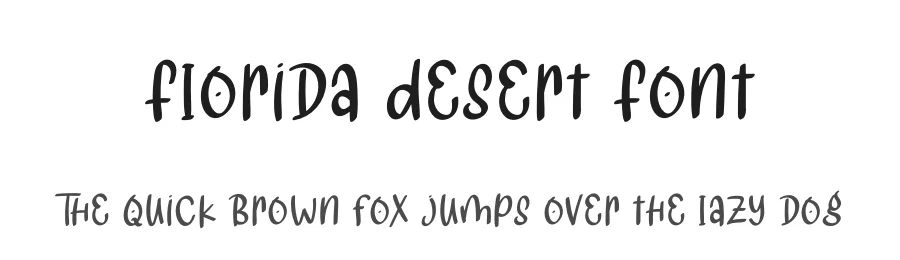 Florida Desert Font by sugiharto1790 β Display Font