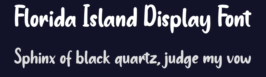 Florida Island Display Font by andikastudio — Display Font — thumbnail 2