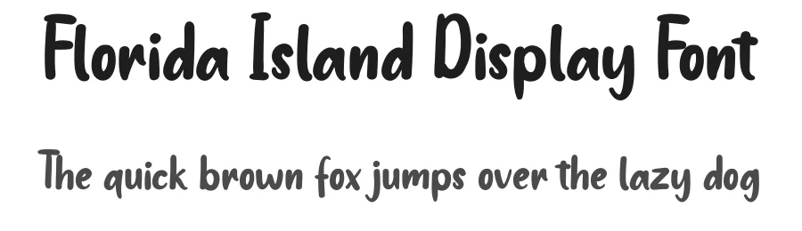 Florida Island Display Font by andikastudio — Display Font
