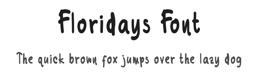 Floridays Font by Ayyaratype_ — Script Handwritten Font