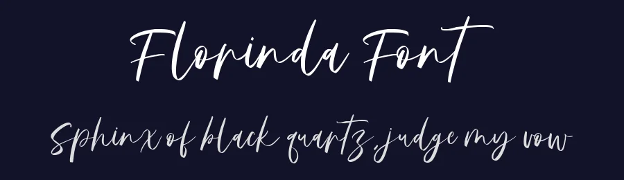 Florinda Font by metafontsy — Script Handwritten Font — thumbnail 2