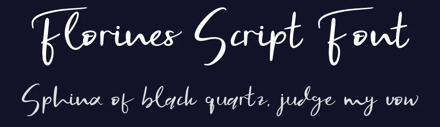 Florines Script Font by Creatifontstudios — Script Handwritten Font — thumbnail 2