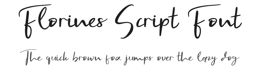 Florines Script Font by Creatifontstudios — Script Handwritten Font
