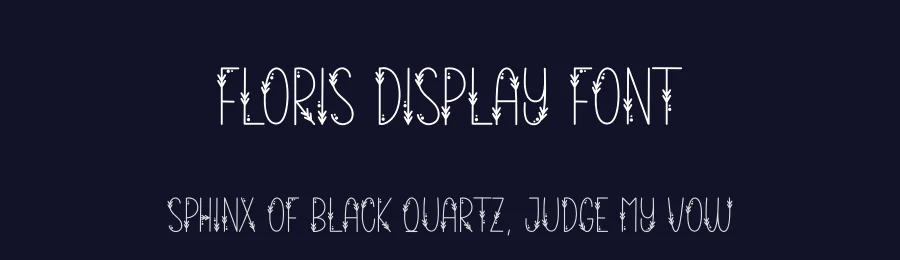 Floris Display Font by andikastudio — Display Font — thumbnail 2