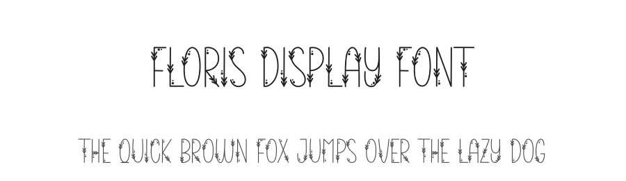 Floris Display Font by andikastudio — Display Font