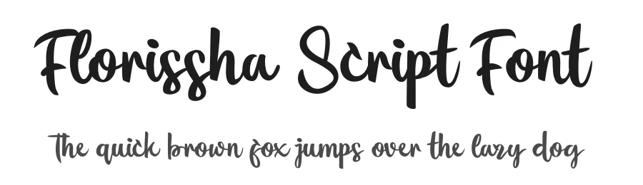 Florissha Script Font by letterenastudios — Script Handwritten Font