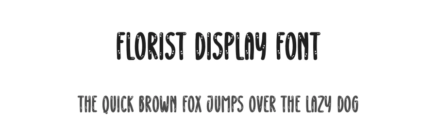 Florist Display Font by creativeletter — Display Font