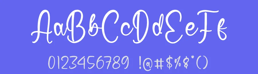 Florist Phillstar Font by glorytype — Script Handwritten Font — thumbnail 3