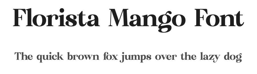 Florista Mango Font by letterenastudios — Serif Font