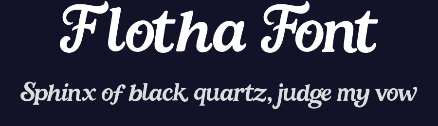 Flotha Font by Creacy Studio — Display Font — thumbnail 2
