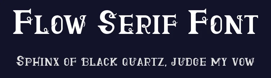 Flow Serif Font by imamfathoni0 — Serif Font — thumbnail 2