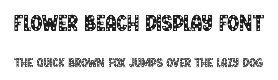 Flower Beach Display Font by Minimalist Eyes — Display Font