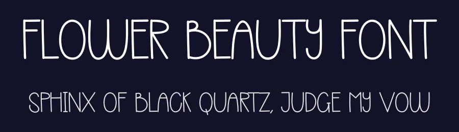Flower Beauty Font by andikastudio — Script Handwritten Font — thumbnail 2