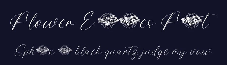 Flower Estates Font by letterenastudios — Script Handwritten Font — thumbnail 2