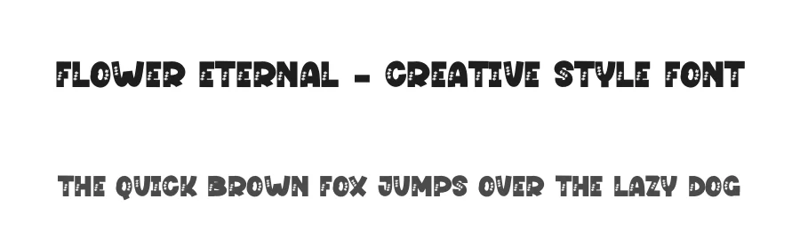 Flower Eternal – Creative Style Font by andikastudio — Display Font