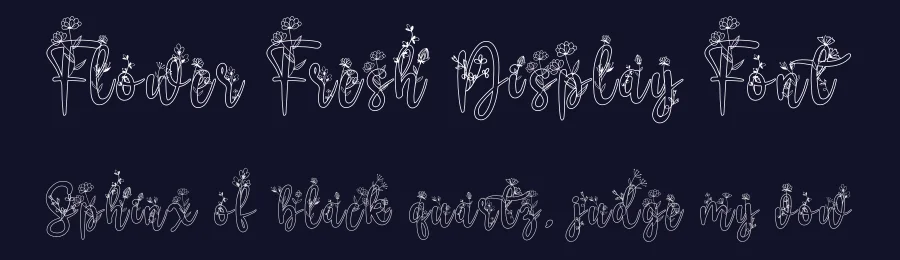 Flower Fresh Display Font by andikastudio — Script Handwritten Font — thumbnail 2