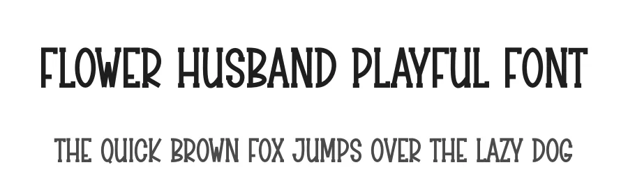 Flower Husband Playful Font by andikastudio — Script Handwritten Font
