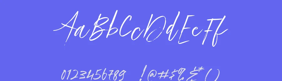 Flower Rose Brush Font by Areatype — Script Handwritten Font — thumbnail 3