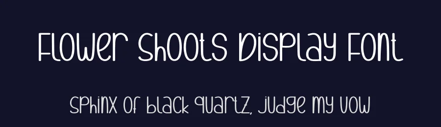 Flower Shoots Display Font by andikastudio — Display Font — thumbnail 2