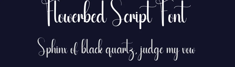 Flowerbed Script Font by creativeletter — Script Handwritten Font — thumbnail 2