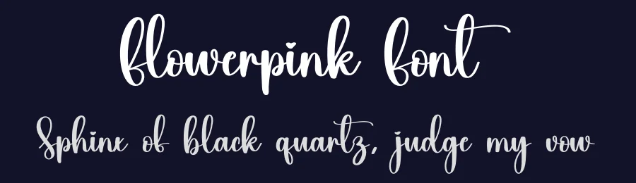Flowerpink Font by creativeletter — Script Handwritten Font — thumbnail 2