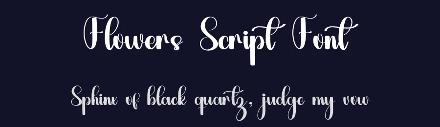 Flowers Script Font by inermediaSTUDIO — Script Handwritten Font — thumbnail 2