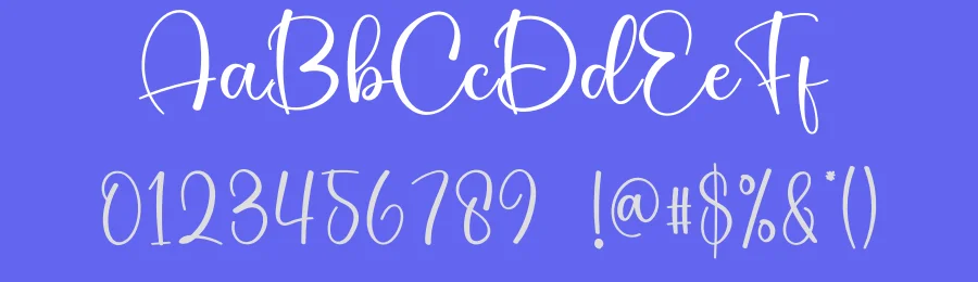Flowers Zanitha Font by creativeletter — Script Handwritten Font — thumbnail 3