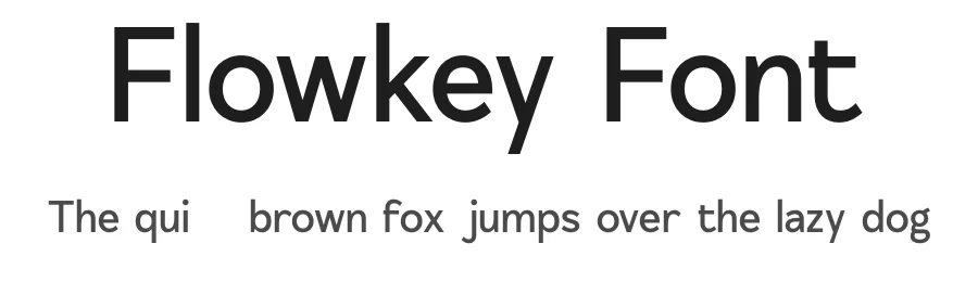 Flowkey Font by Second Son Radiance — Sans Serif Font