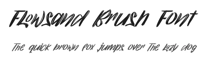 Flowsand Brush Font by nihstudio — Script Handwritten Font