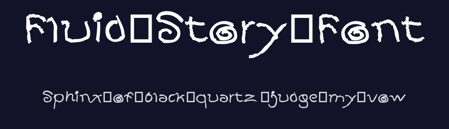 Fluid Story Font by ffeeaarr — Script Handwritten Font — thumbnail 2