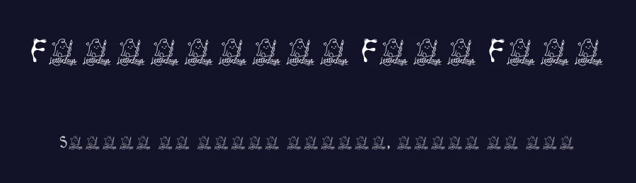 Fluidglaze Free Font by Letterlays — Display Font — thumbnail 2