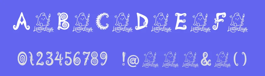 Fluidia Free Font by Letterlays — Script Handwritten Font — thumbnail 3