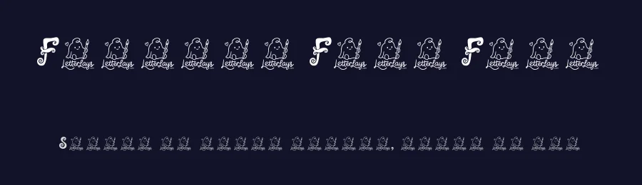 Fluidia Free Font by Letterlays — Script Handwritten Font — thumbnail 2
