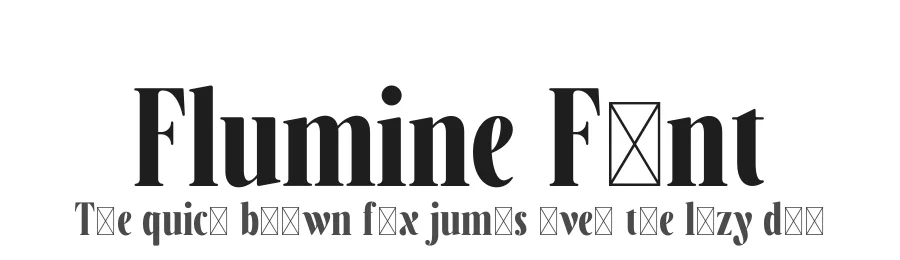 Flumine Font by didiksaputra — Serif Font
