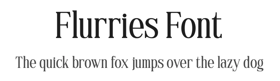 Flurries Font by BRAINWAVES STUDIO — Serif Font