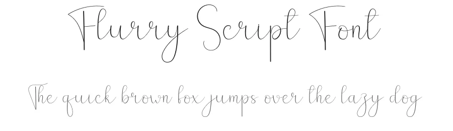 Flurry Script Font by andikastudio — Script Handwritten Font