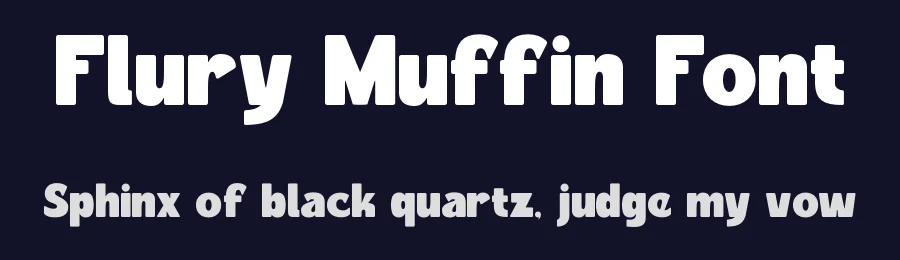 Flury Muffin Font by Nirmana Visual — Sans Serif Font — thumbnail 2