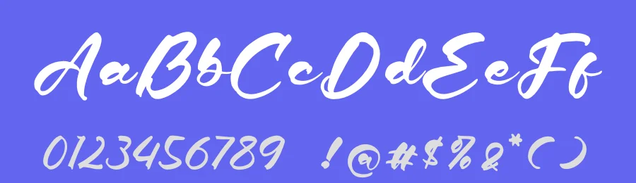 Flutery Crystale Font by glorytype — Script Handwritten Font — thumbnail 3