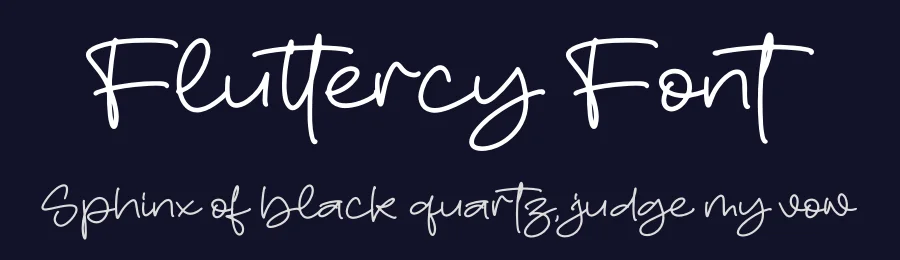 Fluttercy Font by perspectype — Script Handwritten Font — thumbnail 2