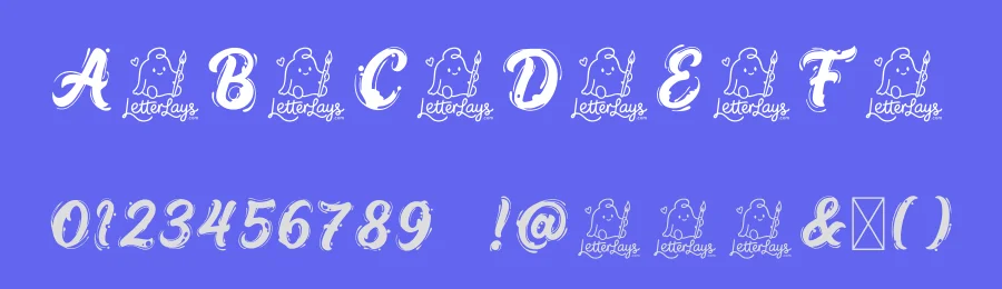 Fluxoria Free Font by Letterlays — Display Font — thumbnail 3
