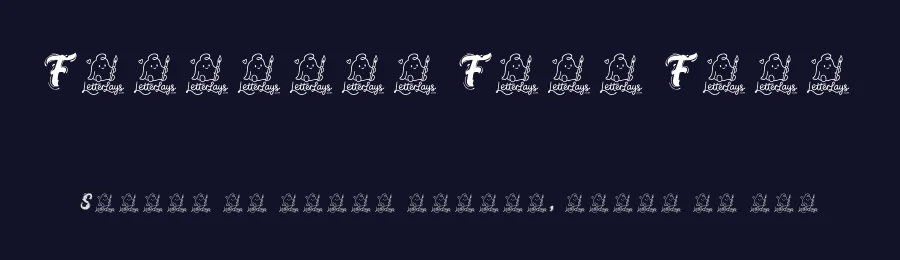 Fluxoria Free Font by Letterlays — Display Font — thumbnail 2