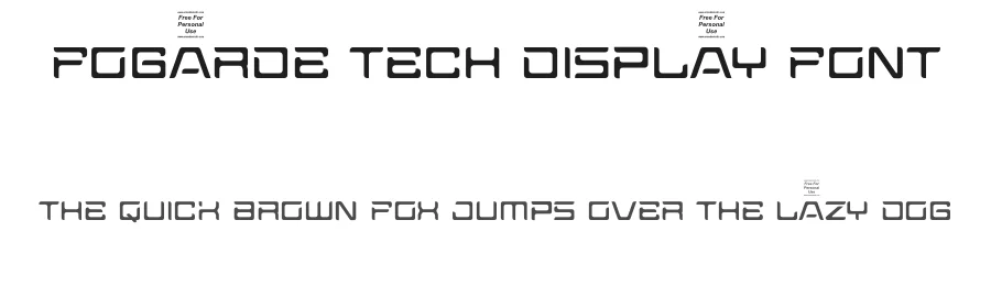 Fogarde Tech Display Font by ErmediaStudio — Display Font