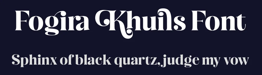 Fogira Khuils Font by timelesstype.co — Serif Font — thumbnail 2