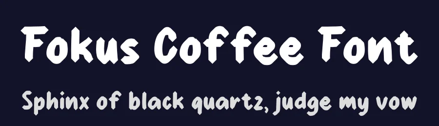 Fokus Coffee Font by Studio Hello Good — Display Font — thumbnail 2