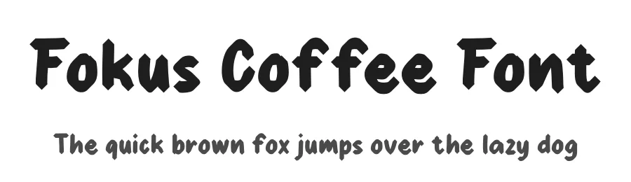 Fokus Coffee Font by Studio Hello Good — Display Font